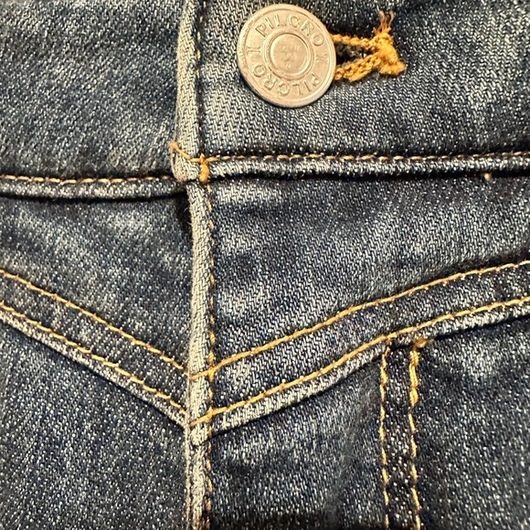 ANTHROPOLOGIE Pilcro Letterpress Chic Denim Blue Stretch Women's Jeans 25 - Picture 5 of 13